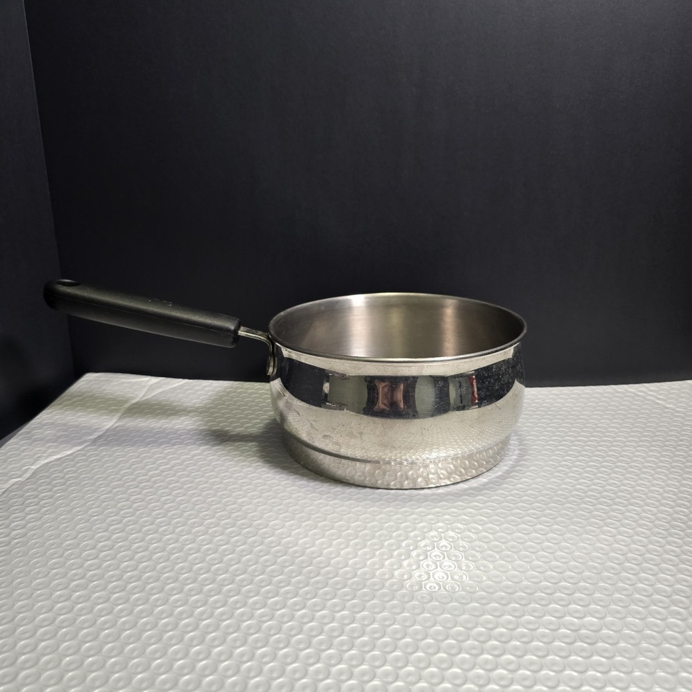 Unbranded SS Steamer/Strainer Insert Fits 2, 2 1/2, 3 Qt Pans Bakelite Handle